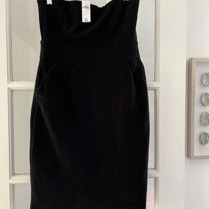 Banana Republic Black Strapless Dress